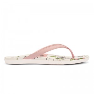 Olukai Ho'ōpio Hau Beach Sandals Dame Lyserød Danmark | N6B-1763