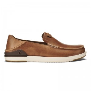 Olukai Kākaha Slip On Sko Herre Brune Danmark | C4H-3826