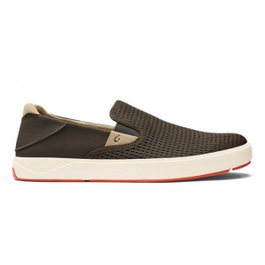 Olukai Lae'ahi Slip On Sko Herre Olivengrøn Danmark | D1D-8554