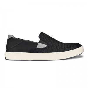 Olukai Lae'ahi Slip On Sko Herre Sort Danmark | N8S-6348