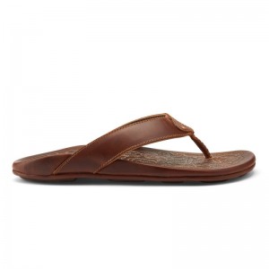 Olukai Mekila Beach Sandals Herre Brune Danmark | W7W-4713