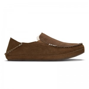 Olukai Nohea Slipper Tøfler Dame Brune Danmark | V6V-5064