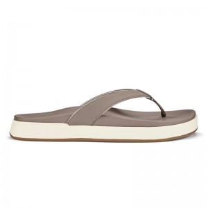 Olukai Nu'a Pi'o Beach Sandals Dame Brune Danmark | V5C-8406