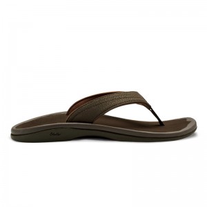 Olukai Ohana Beach Sandals Dame Mørkebrune Danmark | A9A-1866