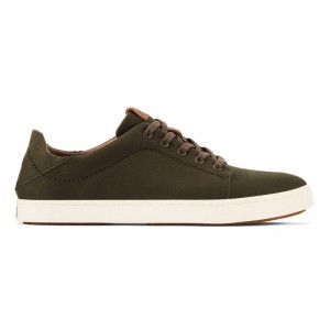 Olukai Pehuea Lī Sneakers Dame Olivengrøn Danmark | B2A-1313