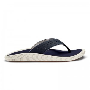 Olukai Ulele Beach Sandals Herre Blå Danmark | X4P-5808