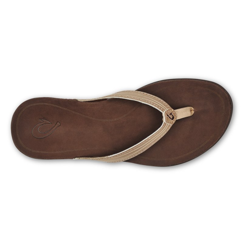 Olukai Aukai Beach Sandals Dame Kobber Mørkebrune Danmark | V1T-8731