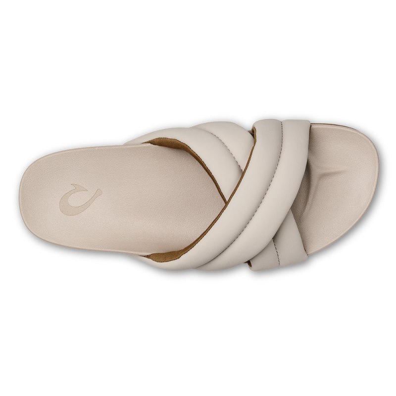 Olukai Hila Beach Sandals Dame Beige Danmark | V4E-6760