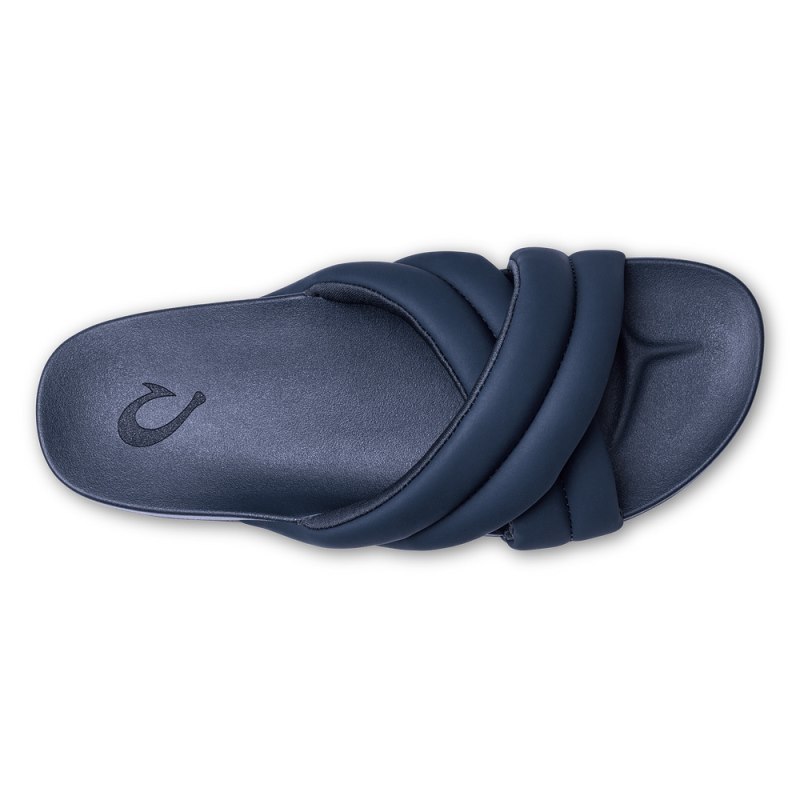 Olukai Hila Beach Sandals Dame Mørkeblå Danmark | E6K-4097