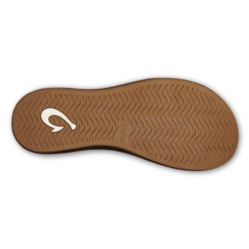 Olukai Huawai Beach Sandals Dame Guld Danmark | C5A-2228