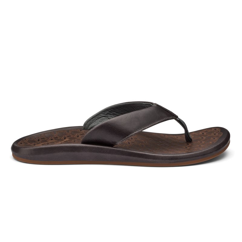 Olukai Ilikai Beach Sandals Herre Dyb Grå Danmark | Y7N-5786