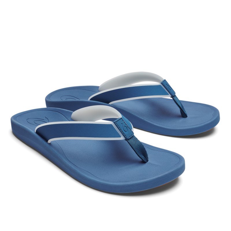 Olukai Kōko'o Beach Sandals Herre Blå Danmark | E2K-7241