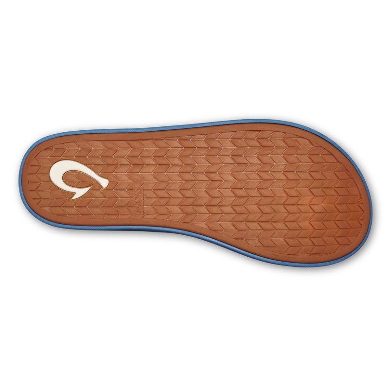 Olukai Kōko'o Beach Sandals Herre Blå Danmark | E2K-7241