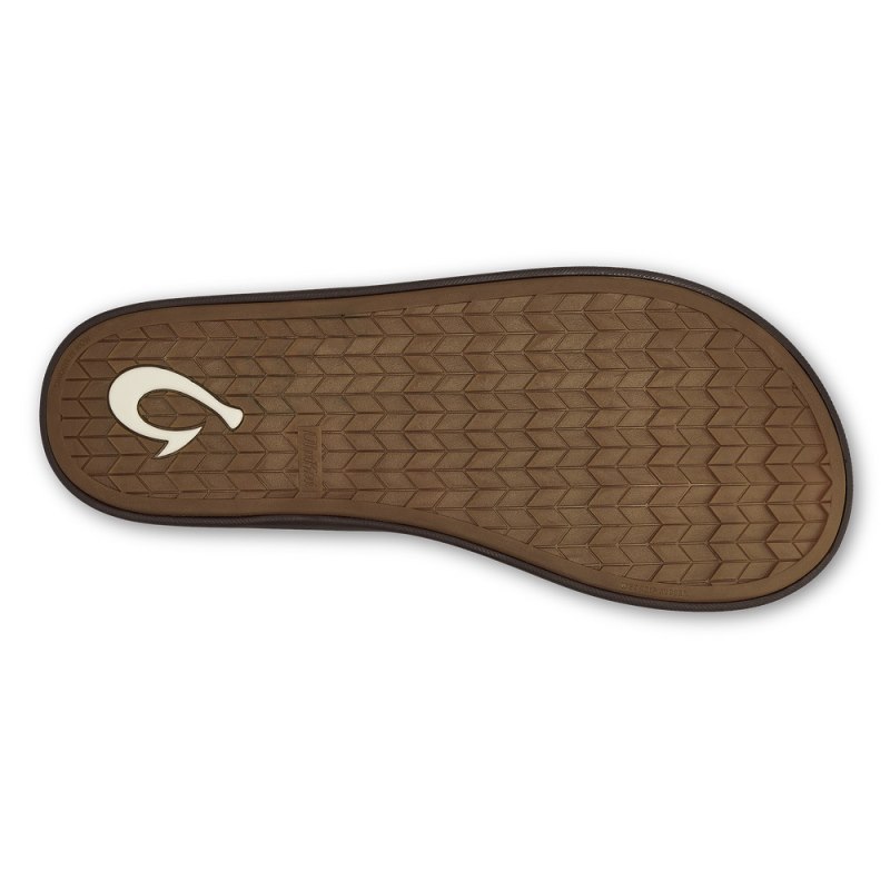 Olukai Kōko'o Beach Sandals Herre Mørkebrune Danmark | D5T-1428