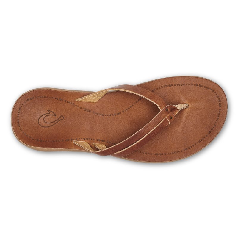 Olukai Kāpehe Luana Beach Sandals Dame Brune Danmark | I6V-1139