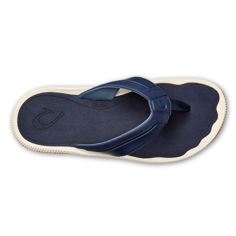 Olukai Kūkulu Beach Sandals Herre Blå Danmark | X8N-7532