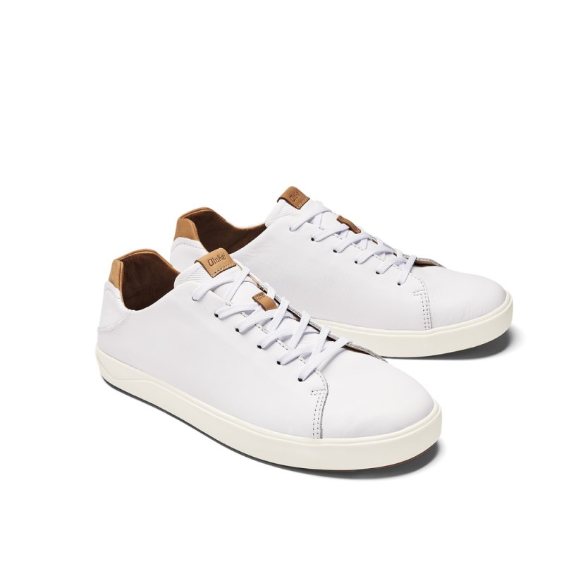 Olukai Lae'ahi Lī 'Ili Sneakers Herre Hvide Danmark | V5F-2184