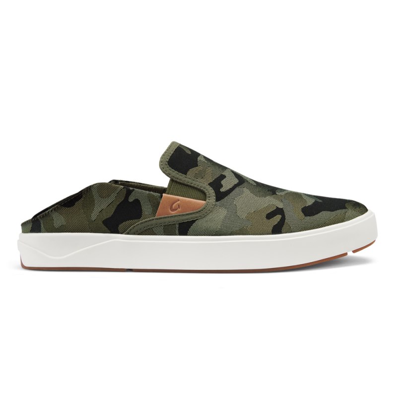 Olukai Lae'ahi Pa'i Slip On Sko Herre Olivengrøn Camo Danmark | P3Q-8479