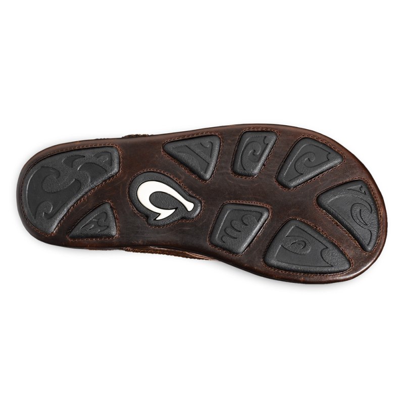 Olukai Mea Ola Beach Sandals Herre Mørkebrune Danmark | A7E-3067