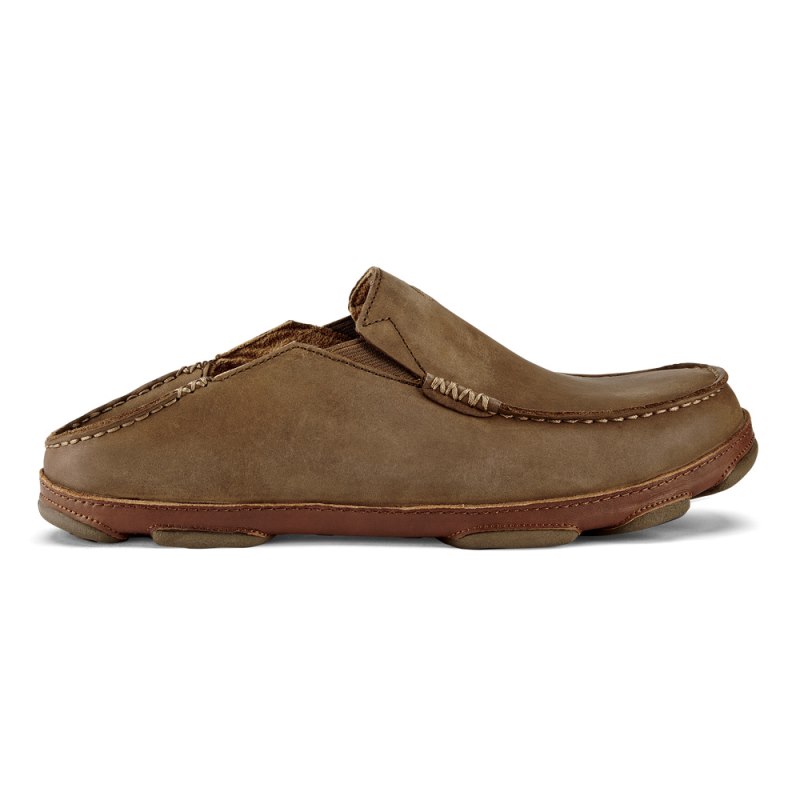 Olukai Moloā Slip On Sko Herre Brune Brune Danmark | K4P-4551