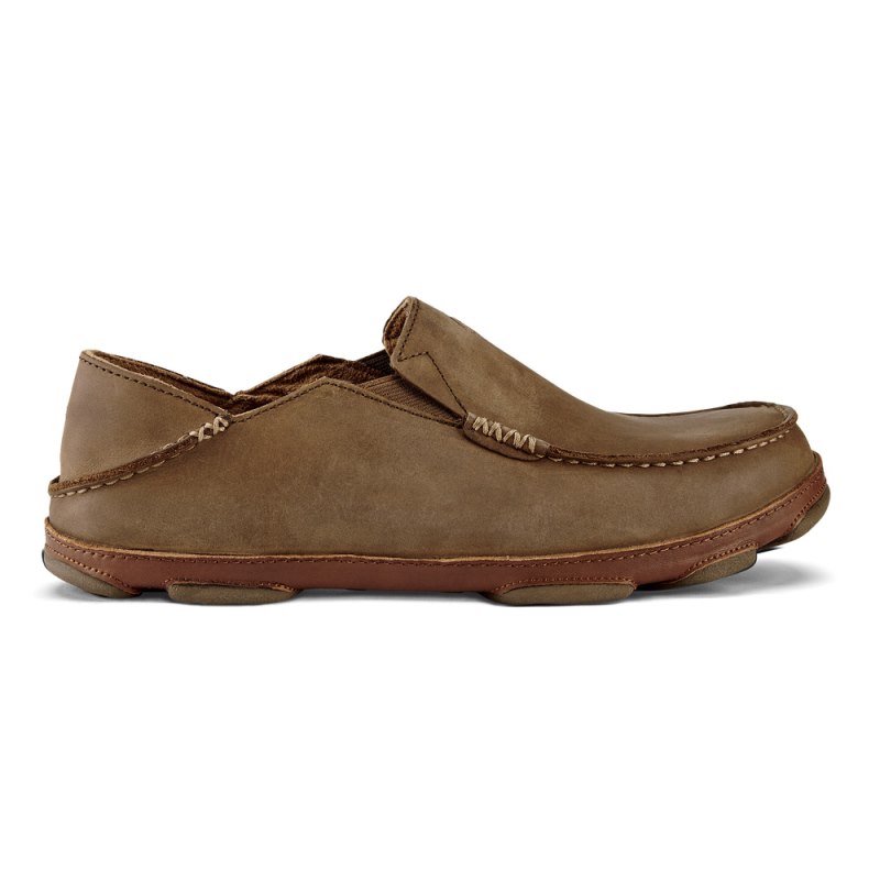 Olukai Moloā Slip On Sko Herre Brune Brune Danmark | K4P-4551