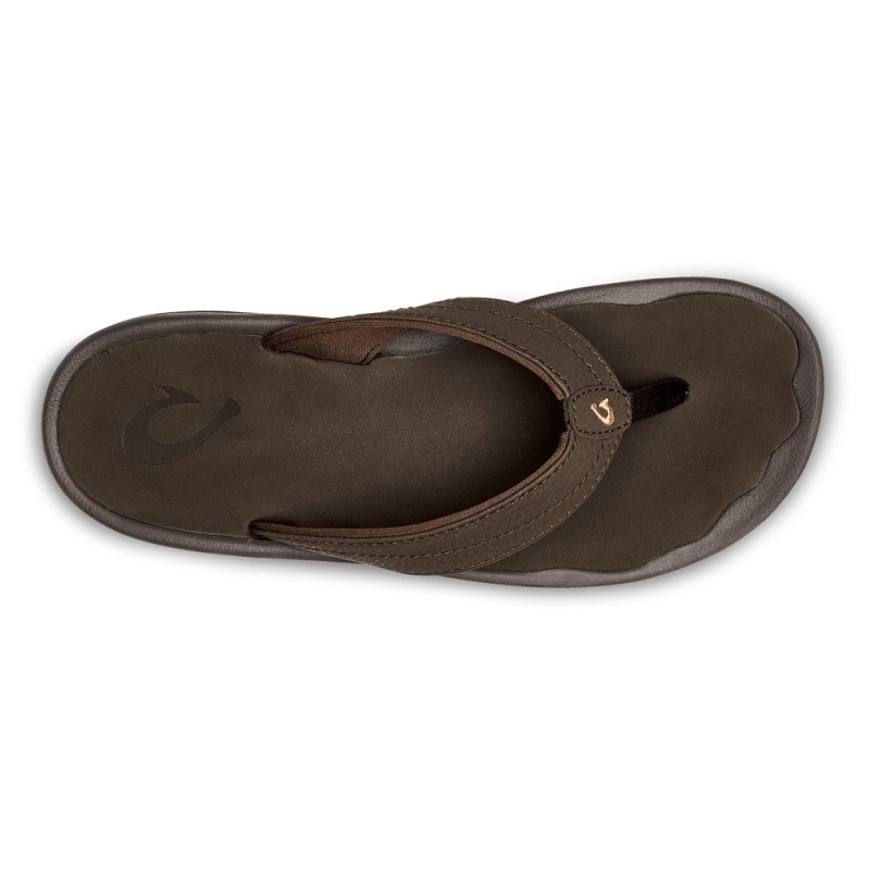 Olukai Ohana Beach Sandals Dame Mørkebrune Danmark | A9A-1866