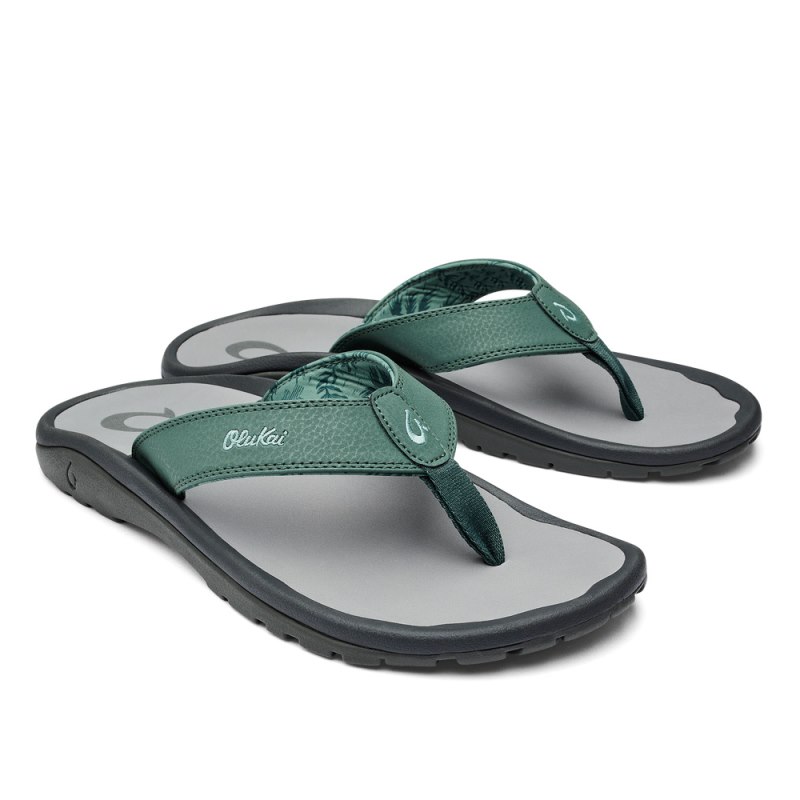 Olukai Ohana Beach Sandals Herre Grå Grøn Danmark | Y2Q-3242