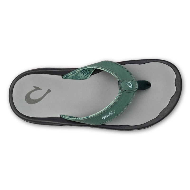 Olukai Ohana Beach Sandals Herre Grå Grøn Danmark | Y2Q-3242