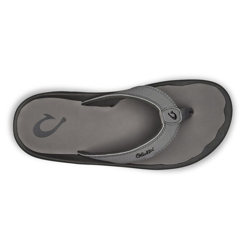 Olukai Ohana Beach Sandals Herre Grå Danmark | U5I-4825