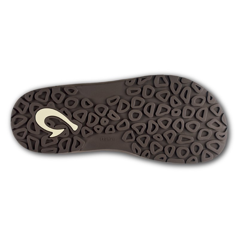 Olukai Ohana Beach Sandals Herre Mørkebrune Danmark | E0O-4480