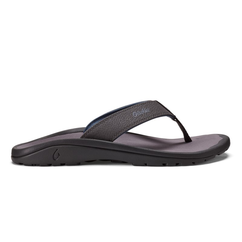 Olukai Ohana Beach Sandals Herre Mørkegrå Danmark | Q4J-7215