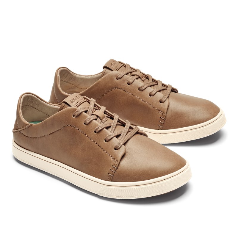 Olukai Pehuea Lī 'Ili Sneakers Dame Brune Danmark | O6Q-3189