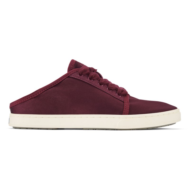 Olukai Pehuea Lī Lānui Sneakers Dame Claret Danmark | L2Y-4244