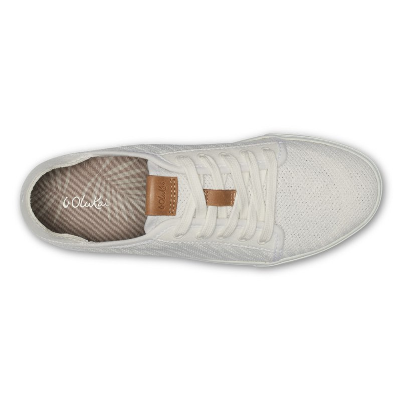 Olukai Pehuea Lī Sneakers Dame Hvide Danmark | U0R-7218