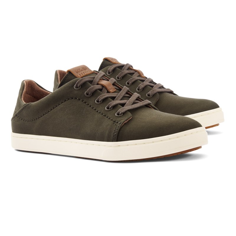 Olukai Pehuea Lī Sneakers Dame Olivengrøn Danmark | B2A-1313