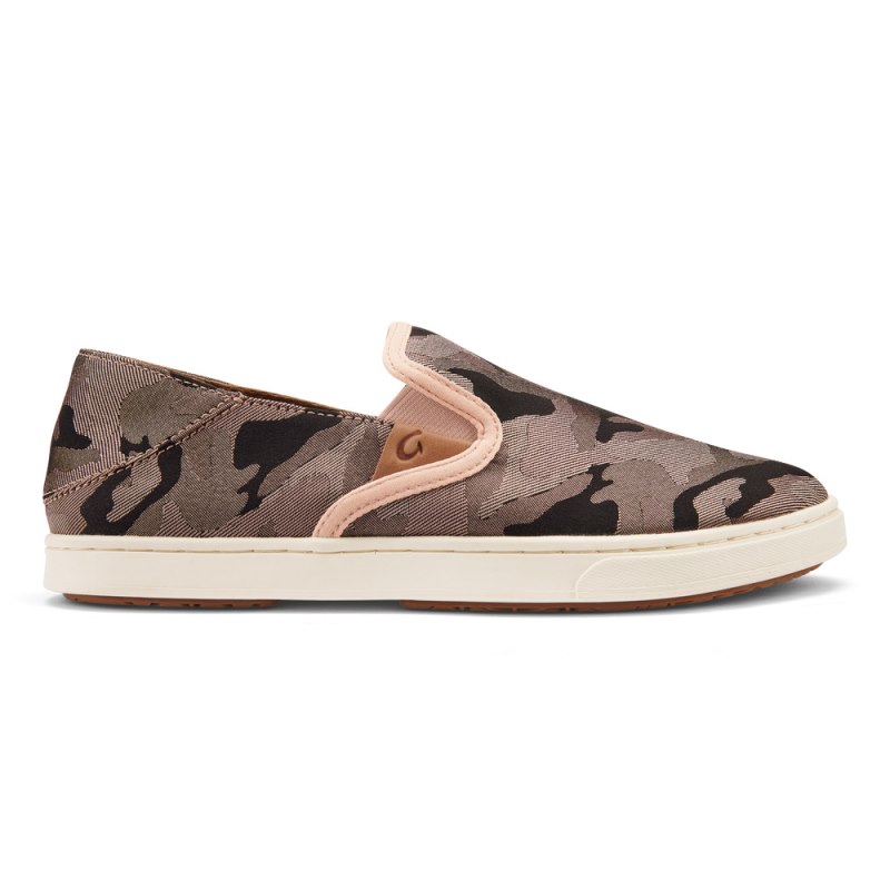 Olukai Pehuea Pa\'i Slip On Sko Dame Lyserød Camo Danmark | J0W-3874