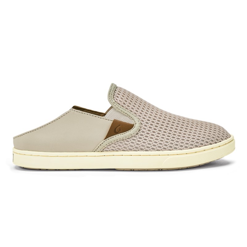 Olukai Pehuea Slip On Sko Dame Beige Danmark | Q4N-1362