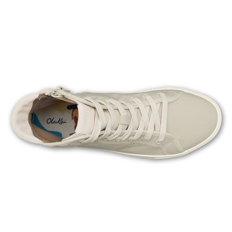 Olukai Pīlahi Sneakers Dame Beige Danmark | Z1D-8507