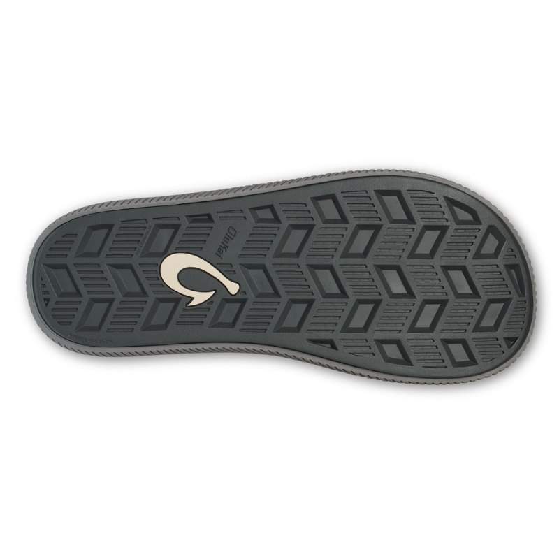 Olukai Ulele Beach Sandals Herre Blå Dyb Grå Danmark | Q5N-7475