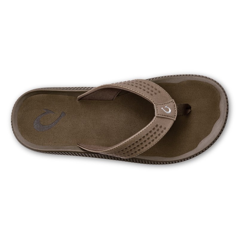 Olukai Ulele Beach Sandals Herre Olivengrøn Danmark | U7N-5101