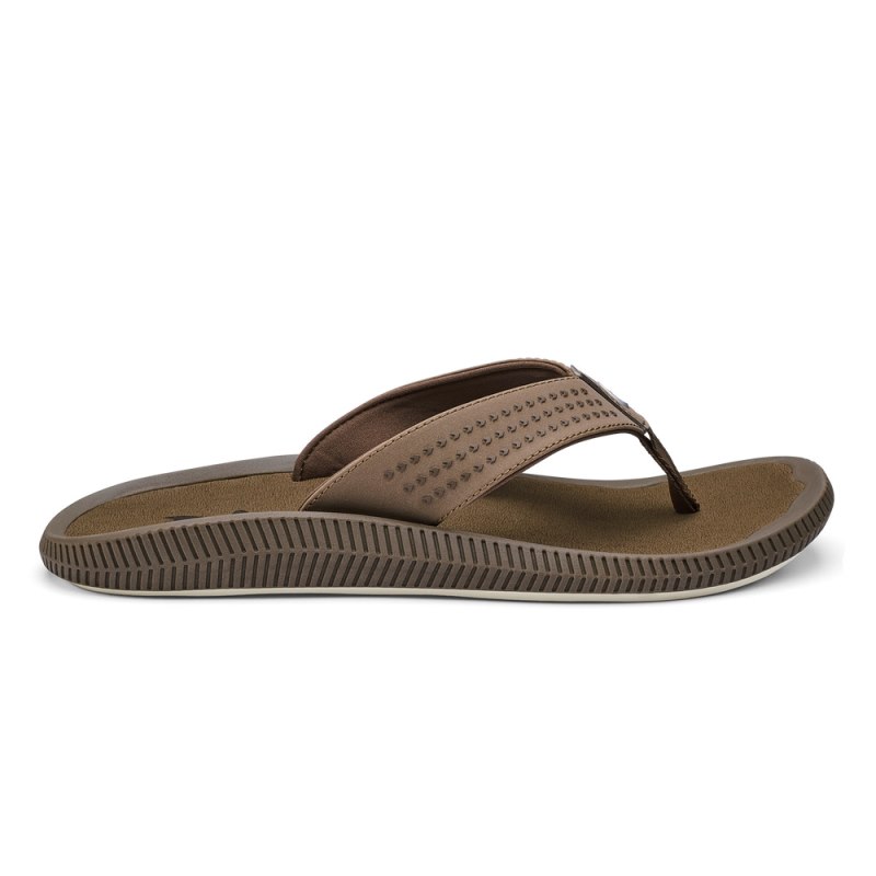 Olukai Ulele Beach Sandals Herre Olivengrøn Danmark | U7N-5101