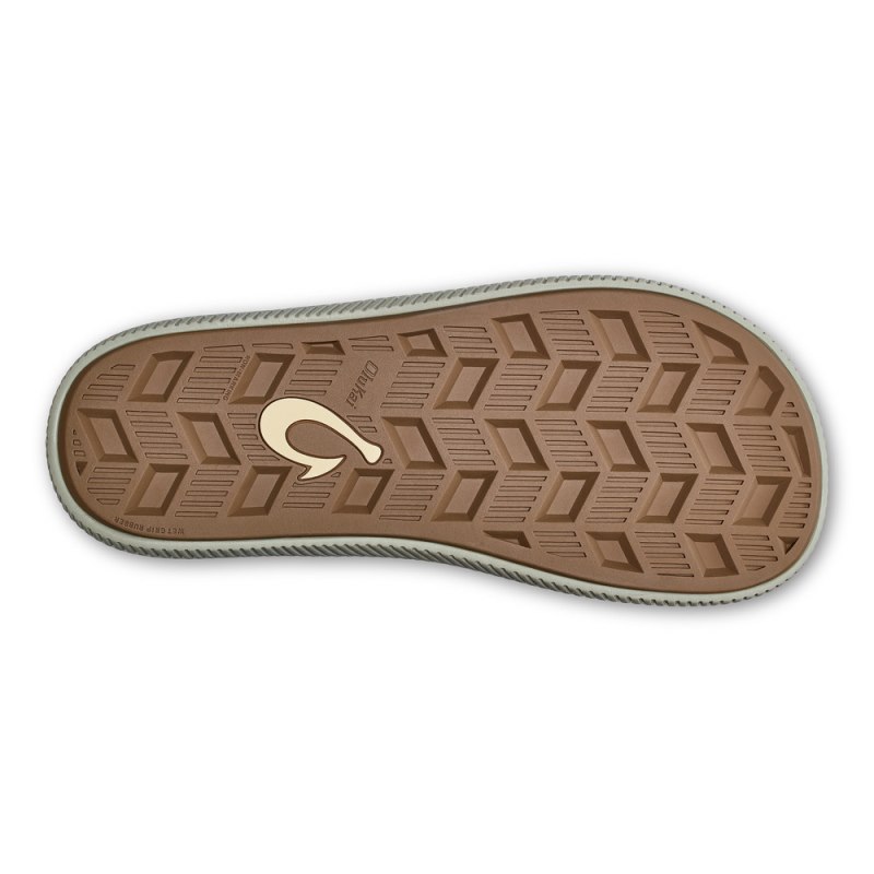 Olukai Ulele Beach Sandals Herre Olivengrøn Danmark | F9E-2758